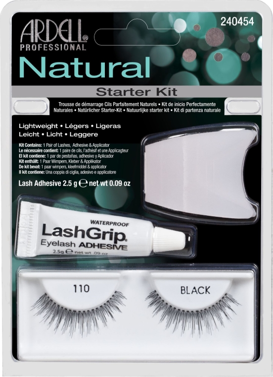 Набір накладних вій 110 Black - Ardell Natural Lashes Starter Kit — фото N1