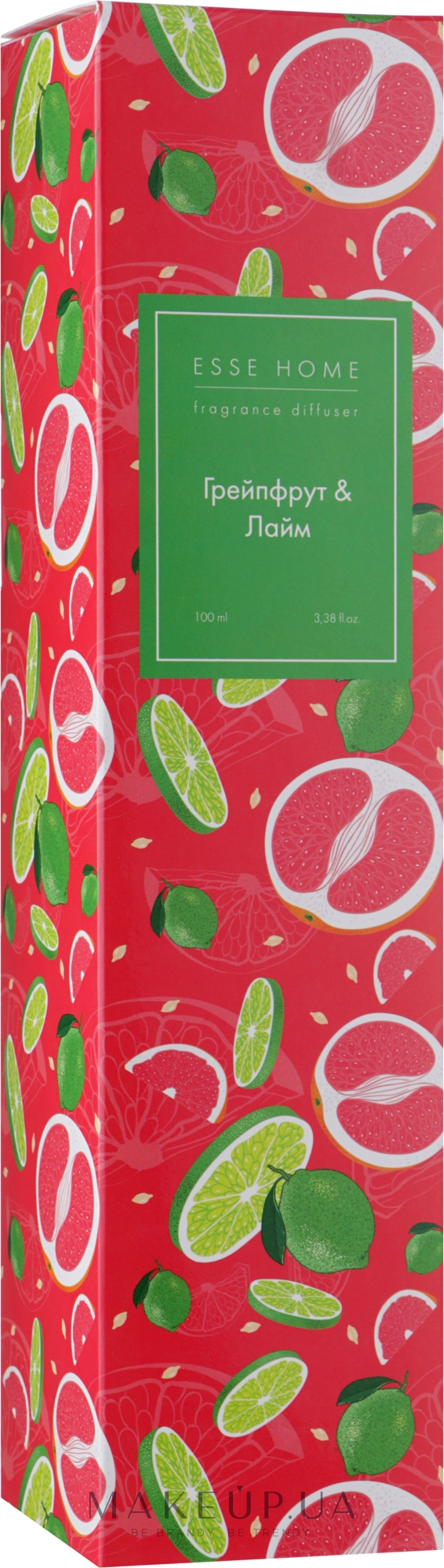 Аромадифузор "Грейпфрут & лайм" - Esse Home Fragrance Diffuser — фото 100ml