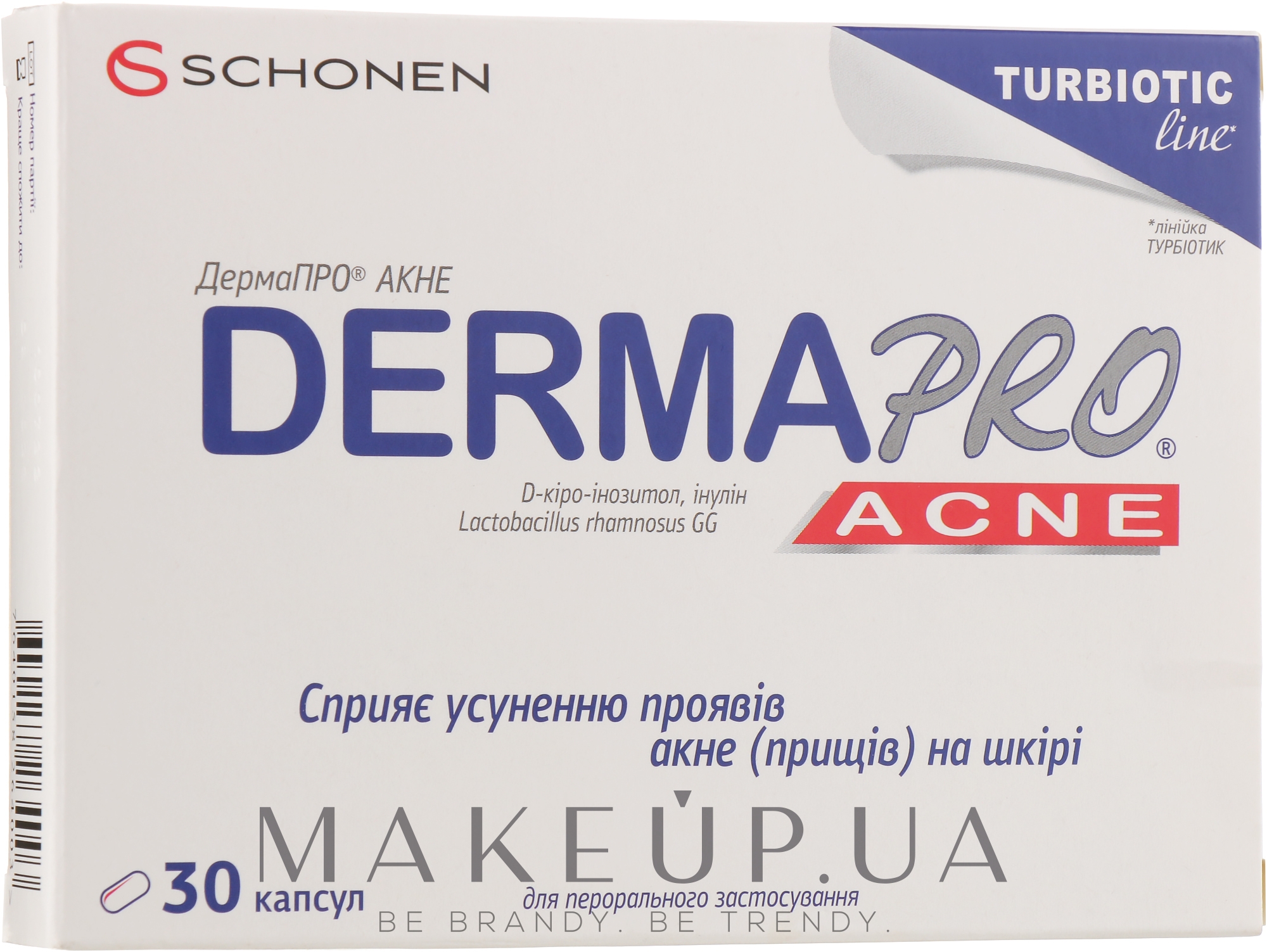 Диетическая добавка - DermaPRO Acne — фото 30шт