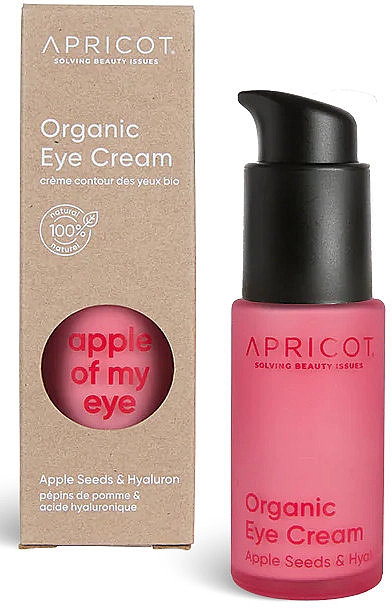 Крем для шкіри навколо очей - Apricot Apple Of My Eye Organic Eye Cream — фото N1