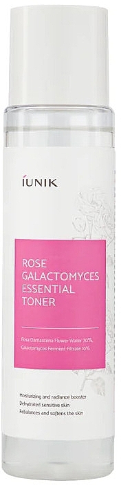 Тонік для обличчя з трояндою та галактомісісом - iUNIK Rose Galactomyces Essential Toner — фото N1