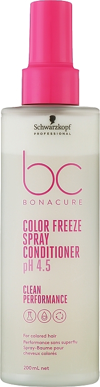 Спрей-кондиціонер для фарбованого волосся - Schwarzkopf Professional Bonacure Color Freeze Spray Conditioner pH 4.5 — фото N2
