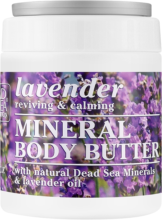 Масло для тіла з лавандою та мінералами Мертвого моря - Dead Sea Collection Lavender Mineral Body Butter — фото N1