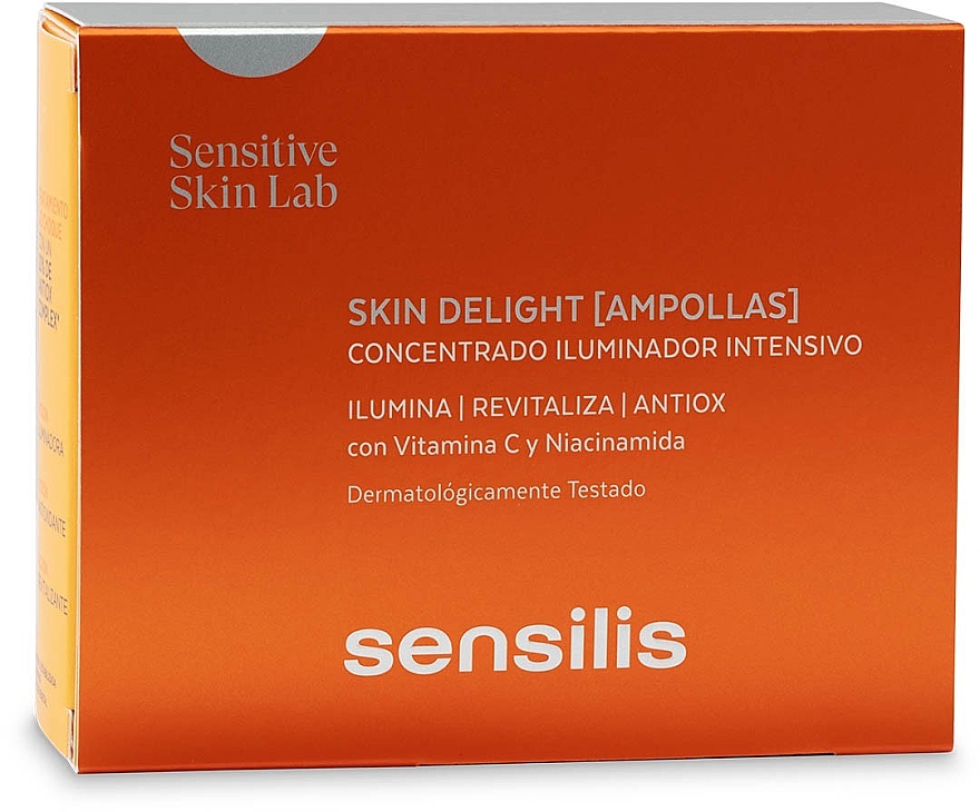Ампула для обличчя, освітлювальна - Sensilis Skin Delight Ampoules — фото N1