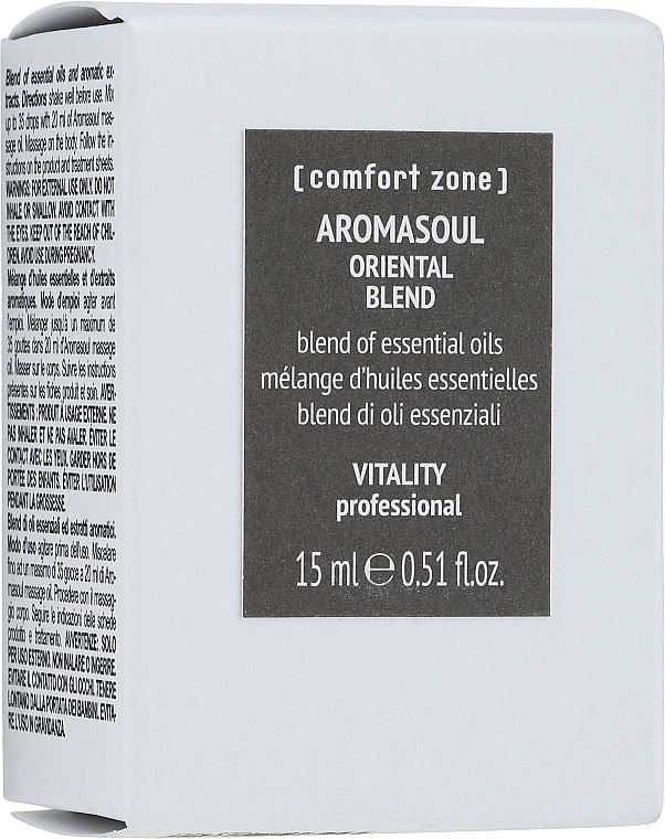 Суміш ефірних олій для тіла - Comfort Zone Aromasoul Oriental Blend — фото N2