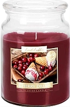 Ароматическая свеча в банке "Вишневая мечта" - Bispol Limited Edition Scented Candle Cherry Dream — фото N1
