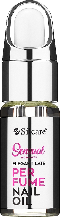 Олія для кутикули парфумована - Silcare Sensual Moments Nail Oil Elegant Late — фото N1