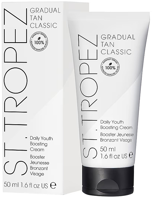 Зволожувальний крем-автозасмага для обличчя - St. Tropez Gradual Tan Classic Daily Youth Boosting Cream — фото N1