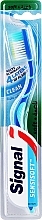 Парфумерія, косметика М'яка зубна щітка, синя з бірюзовим - Signal Sensisoft Clean Soft