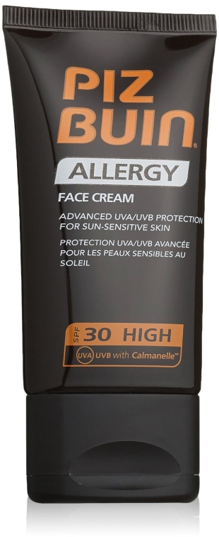 Сонцезахисний крем для обличчя - Piz Buin Allergy Face Cream SPF30 — фото N2
