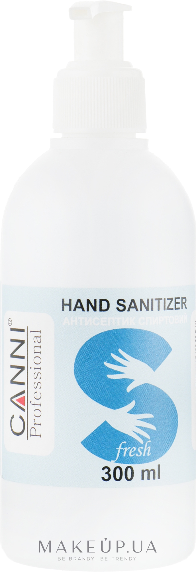Антибактериальное средство для обработки рук и ногтей - Canni Hand Sanitizer Fresh — фото 300ml