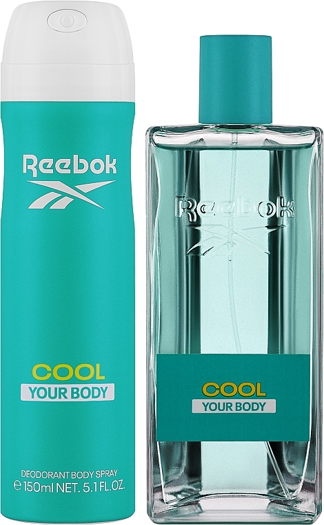 Reebok Cool Your Body For Women - Набор (edt/100ml + deo/150ml) — фото N2