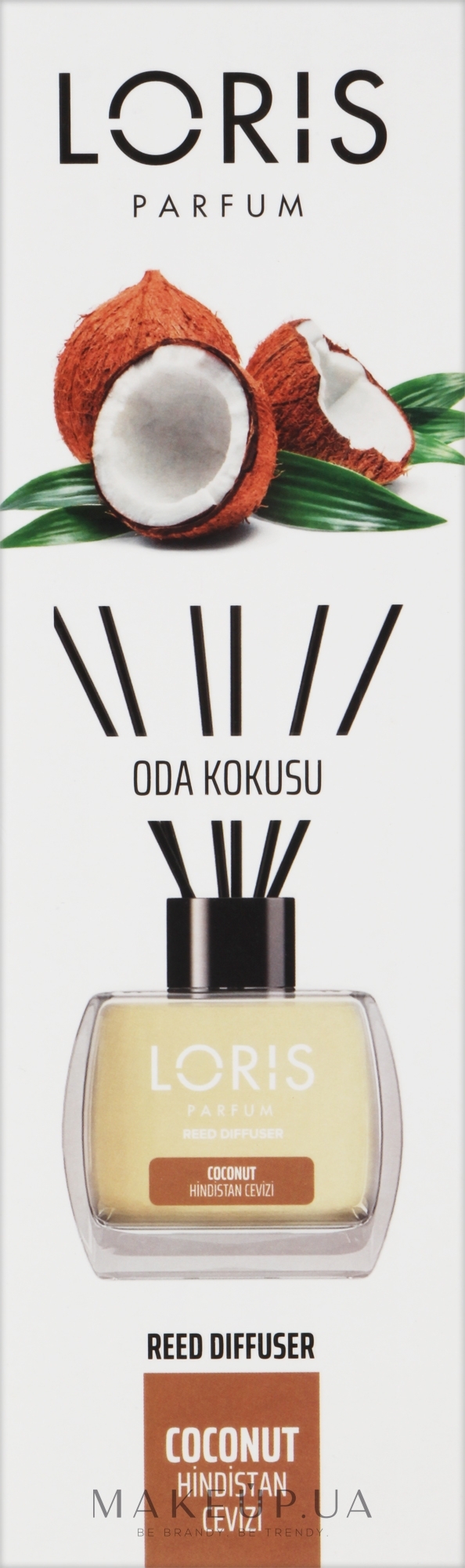 Аромадиффузор "Кокос" - Loris Parfum Coconut Reed Diffuser — фото 120ml