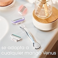 Бритва с 1 сменной кассетой - Gillette Venus Deluxe Smooth Platinum — фото N5