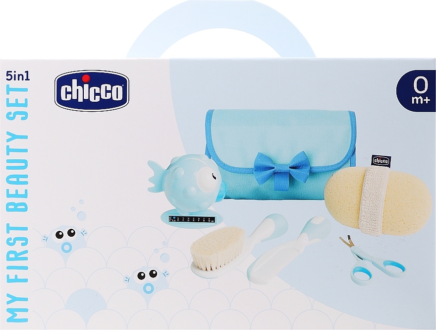 Набор туалетных принадлежностей для детей, голубой - Chicco My First Beauty Set