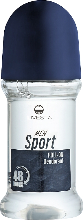 Шариковый дезодорант - Livesta Men Sport Roll-On Deodorant — фото N1