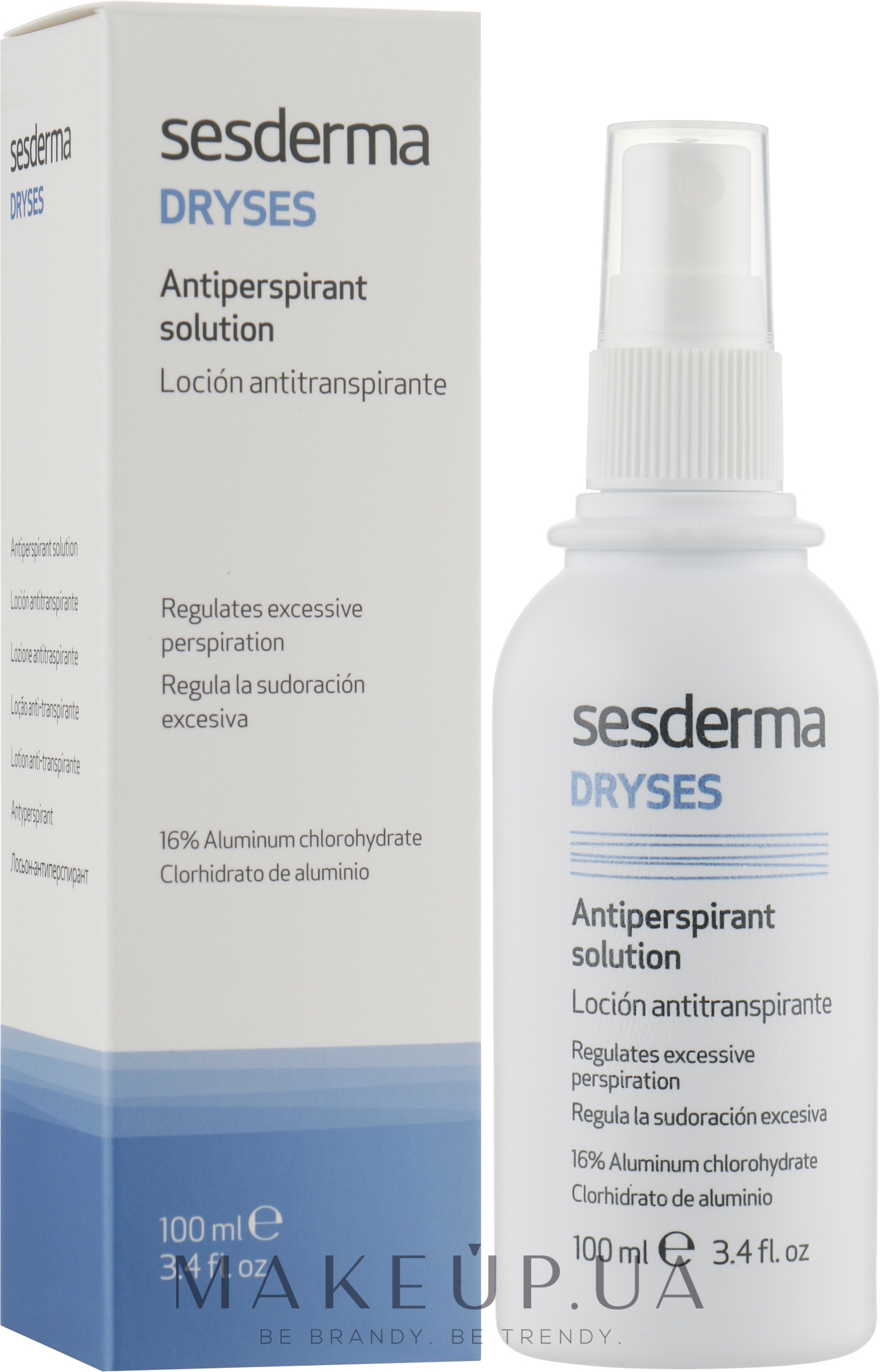 Жидкость против пота в виде спрея - SesDerma Laboratories Dryses Antitranspirant Solution — фото 100ml