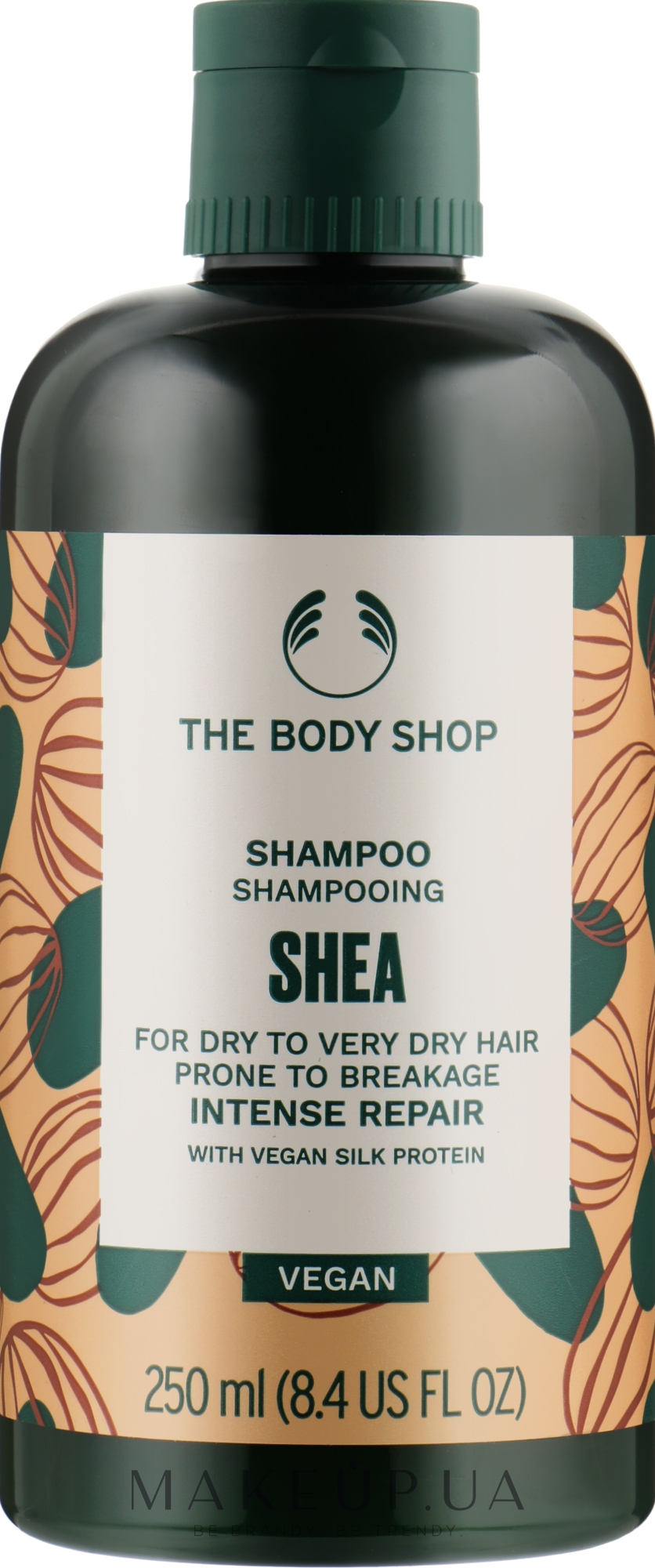 Восстанавливающий шампунь для волос "Ши" - The Body Shop Shea Intense Repair Shampoo — фото 250ml