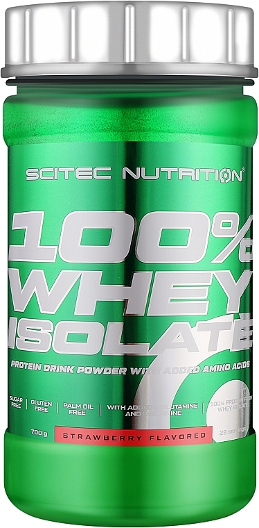 Протеин - Scitec Nutrition 100% Whey Isolate Raspberry — фото N1