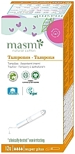 Тампони органічні з аплікатором - Masmi Super Plus — фото N1