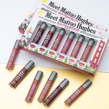 Набір рідких матових помад - TheBalm Meet Matt(e) Hughes Mini Kit San Francisco (lipstick/6x1,2ml) — фото N5