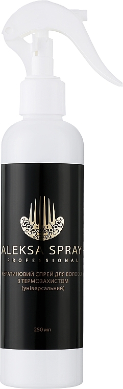 Кератиновий спрей для волосся з термозахистом - Aleksa Spray — фото N4
