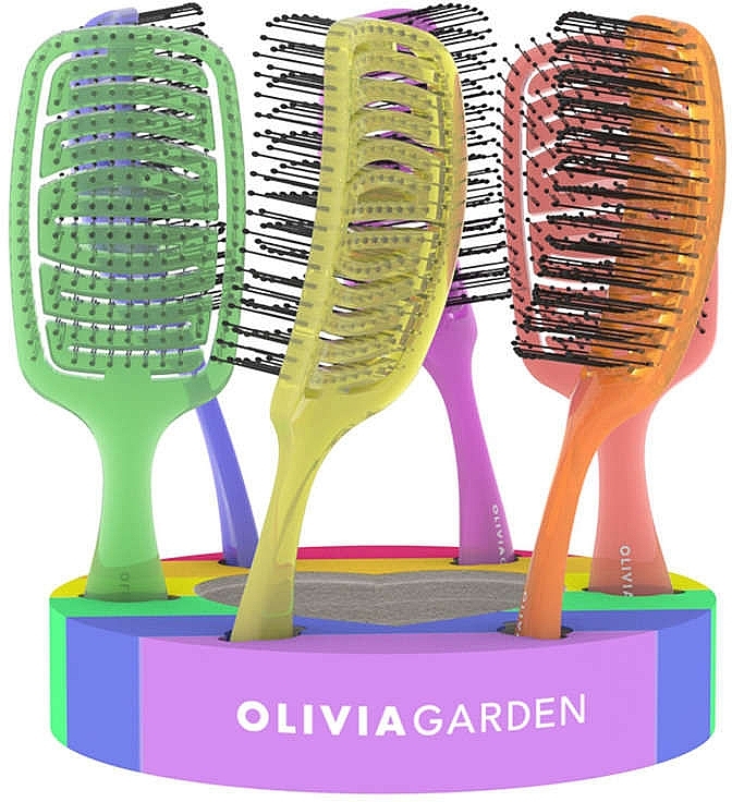 Набор - Olivia Garden iDetangle Pride (brush/6шт) — фото N1