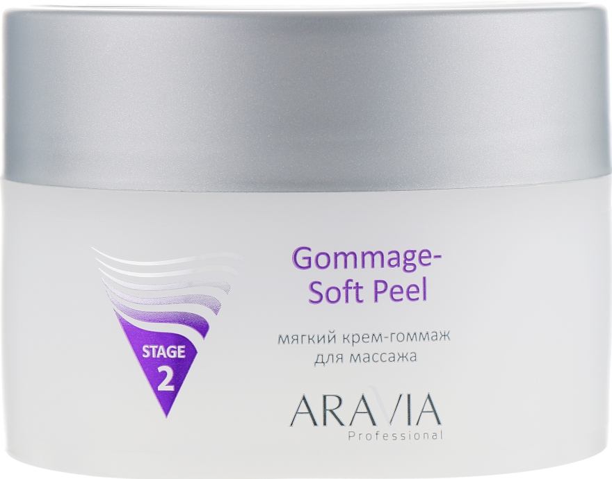 Мягкий крем-гоммаж для массажа - Aravia Professional Gommage, Soft Peel