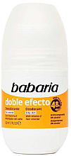 Духи, Парфюмерия, косметика Дезодорант "Двойной эффект" - Babaria Desodorante Roll-On 