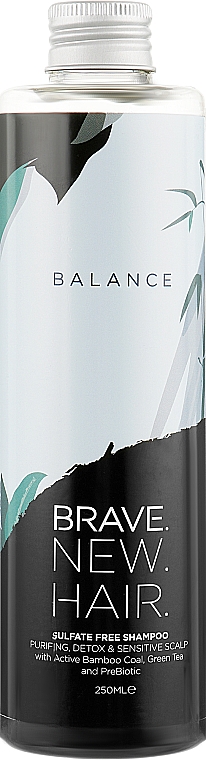 Шампунь для жирной и чувствительной кожи головы - Brave New Hair Balance Shampoo — фото N1