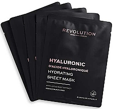 Парфумерія, косметика Зволожувальна маска для обличчя - Revolution Skincare Hyaluronic Hydrating Acid Sheet Mask