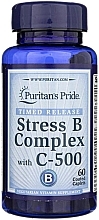 Комплекс витаминов группы В - Puritan's Pride Stress B Complex With Vitamin C-500 — фото N1