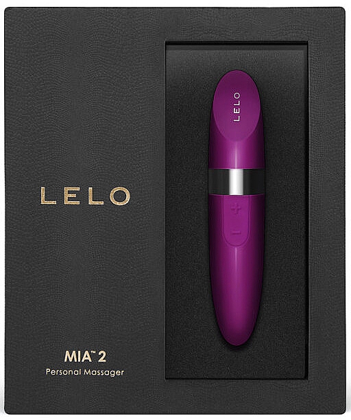 Вибратор, темно-розовый - Lelo Mia 2 USB Pocket Vibrator Deep Rose — фото N1