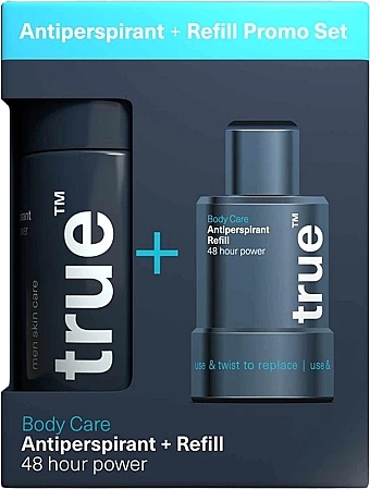 Набор - True Men Skin Care Body Care (deo/75ml + refill/75ml) — фото N1