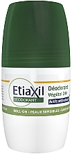 Дезодорант кульковий, органічний - Etiaxil Deodorant Vegetal Protection 24H Roll-on — фото N1