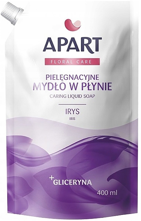 Жидкое мыло "Ирис" - Apart Natural Floral Care Iris Liquid Soap (дой-пак) — фото N1