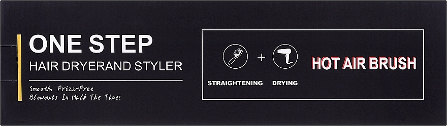 Фен-щетка для волос 4 в 1 - Lewer One Step Hair Dryer And Stayler 1000 W — фото N2