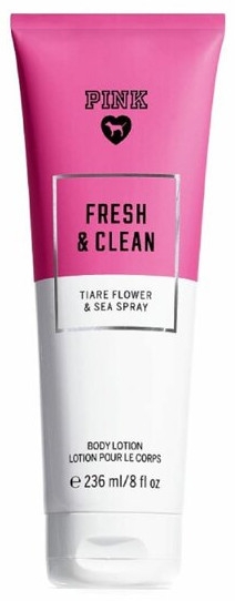 Лосьйон для тіла - Victoria’s Secret Pink Fresh&Clean Tiare Flowers & Sea Spray Body Lotion — фото N1