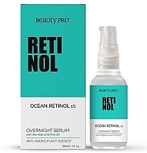 Духи, Парфюмерия, косметика Ночная сыворотка для лица с ретинолом - BeautyPro Overnight Serum Ocean Retinol 1% 