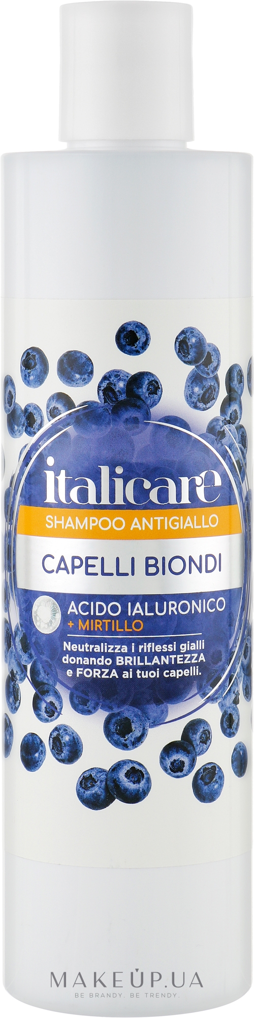 Шампунь для волос с антижелтым эффектом - Italicare Antiglallo Shampoo — фото 300ml