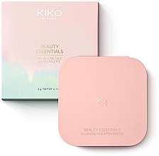 Палетка для макияжа лица и глаз - Kiko Milano Beauty Essentials All-In-One Face & Eyes Palette — фото N2