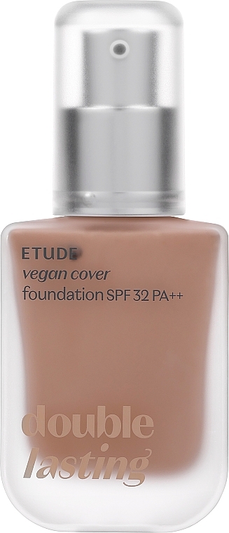 Тональна основа - Etude House Double Lasting Vegan Cover Foundation SPF 32 PA++ — фото N2