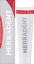 Зубная паста с фтором - Herbadent Professional Herbal Toothpaste — фото N2