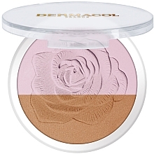 Пудра для обличчя з ароматом троянди - Dermacol Imperial Rose Powder With Scent — фото N1