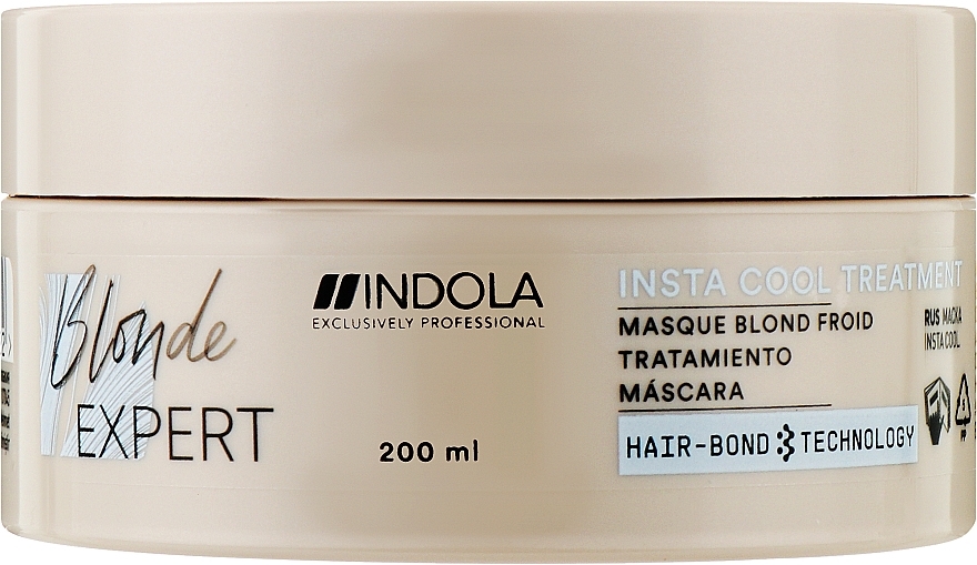 Маска для холодных оттенков волос цвета блонд - Indola Blonde Expert Insta Cool Treatment — фото N3