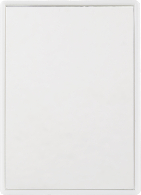 Зеркальце карманное 8.5х6 см, белое - Titania 