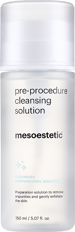 Рідина для зняття макіяжу - Mesoestetic Pre-Procedure Cleansing Solution — фото N1