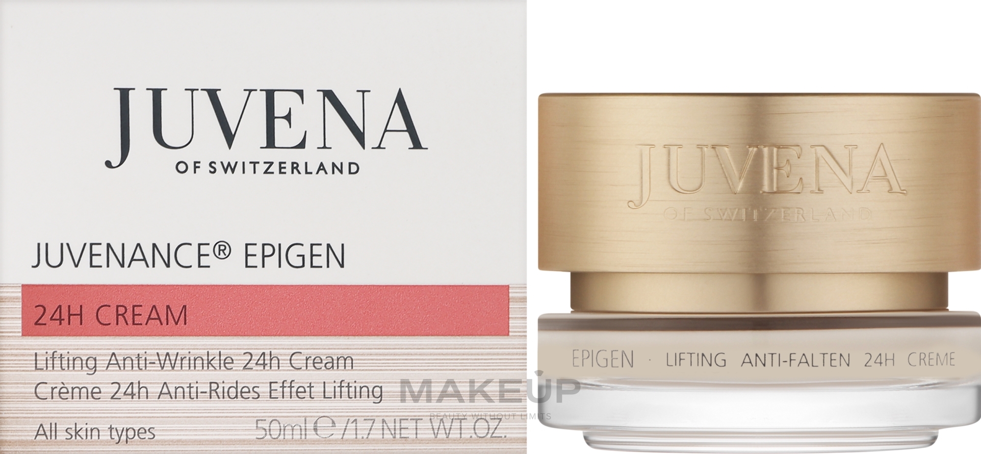 Антивозрастной крем для лица - Juvena Juvenance Epigen Lifting Anti-Wrinkle 24H Cream — фото 50ml