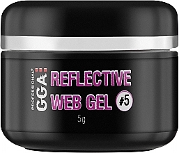 Світловідбивний гель-павутинка для нігтів - GGA Professional Reflective Web Gel — фото N1