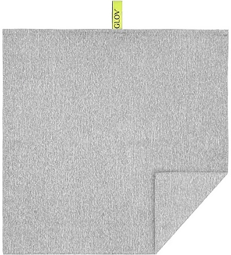 Потоленце для спортзала, серое, 38х38 см - Glov Gym Towel  — фото N1